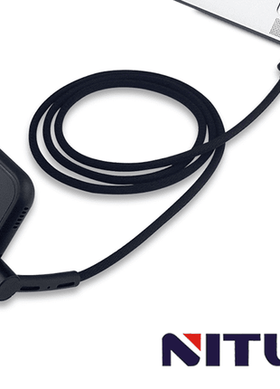 Cable holder for iphone NITU black