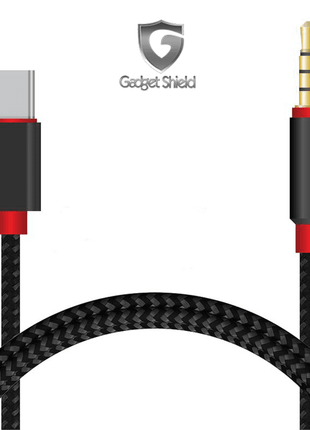 Pack de 10 Cables Auxiliaire Type -C Gadget Shield 1M Noir