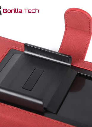 Etui Portefeuille Universel Premium Gorilla Tech Rouge 6.5"