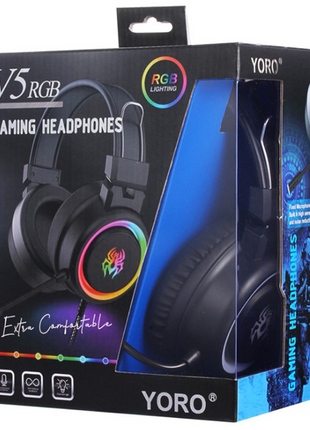 Casque gaming YORO V5 (qualité premium)