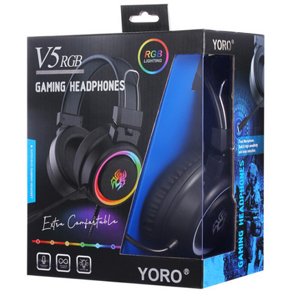 Casque gaming YORO V5 (qualité premium)