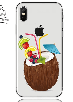 Coque En Gel Gorilla Tech Summer Edition Coco Pour Apple iPhone XS Max