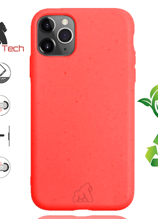 Coque Biodégradable Rouge Gorilla Tech Pour Apple iPhone X/XS