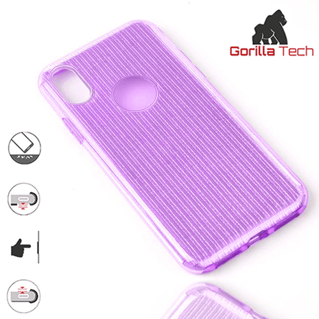 Coque Gorilla Tech Glitter Gel violet pour Apple iPhone 11 Pro Max (nouvelle generation)