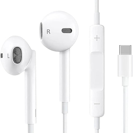 Ecouteur Type C Blanc Qualité Premium Compatible Pour iPhone 15 Series