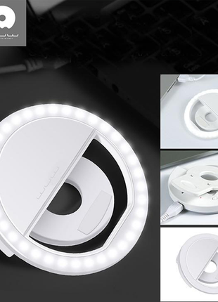 Support Selfie Ring LED WUW Pour Smartphone