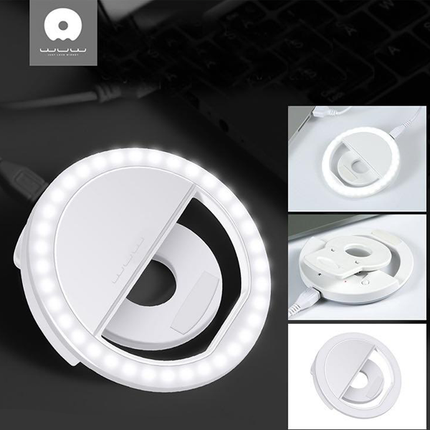 Support Selfie Ring LED WUW Pour Smartphone