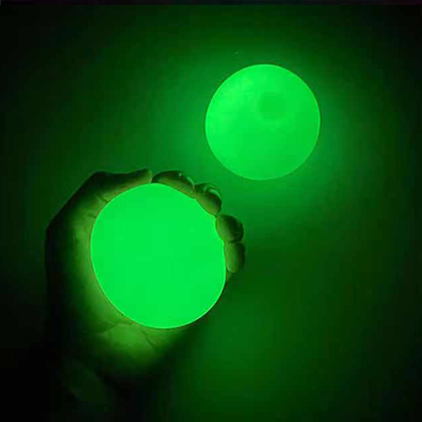 Fluorescent Sticky Wall Balls (pack of 4)