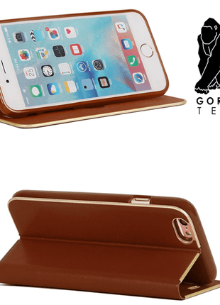 Etui Ultra Slim Gorilla Tech Marron Pour Apple iPhone XS Max