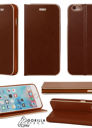 Etui Ultra Slim Gorilla Tech Marron Pour Apple iPhone XS Max