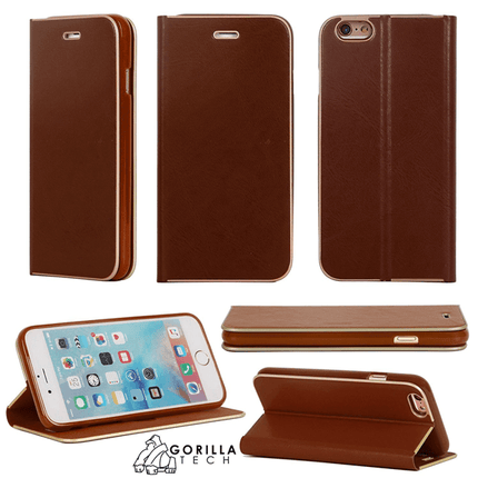 Etui ultra slim Gorilla Tech marron pour Apple iPhone 6/6S