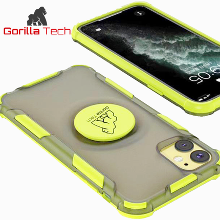 Coque Gorilla Tech Pop Shockproof Magnétique Jaune Pour Apple iPhone X/XS