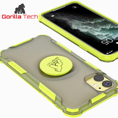 Coque Gorilla Tech pop shockproof magnétique  jaune pour Apple iPhone 12 Mini (5.4")
