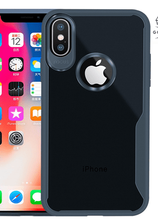 Coque Gorilla Tech Focus Gel Bleu foncé Pour Apple iPhone X/XS