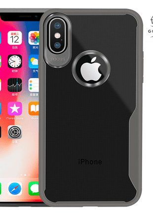 Coque focus gel Gorilla Tech noir pour Apple iphone 7/8 Plus