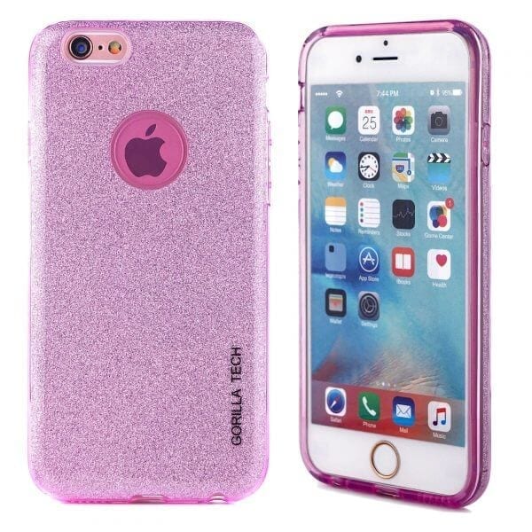 Coque Glitter Gel Gorilla Tech rose pour Samsung Galaxy a3 2017