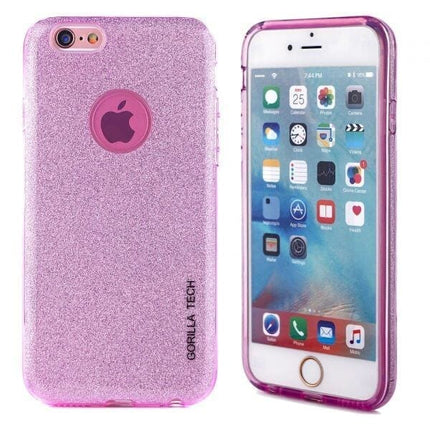 Coque Glitter Gel Gorilla Tech Rose Pour Apple iPhone X/XS