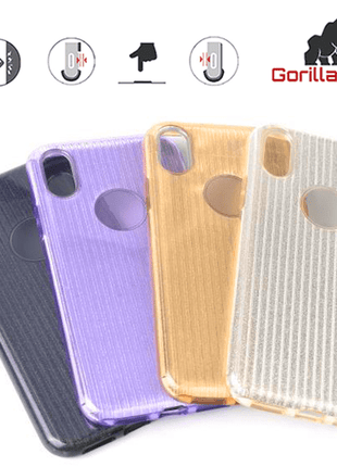 Coque Gorilla Tech Glitter Gel violet pour Apple iPhone 11 Pro Max (nouvelle generation)