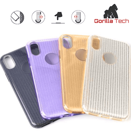Coque Gorilla Tech Glitter Gel Argent Pour Apple iPhone 11 Pro Max (nouvelle generation)