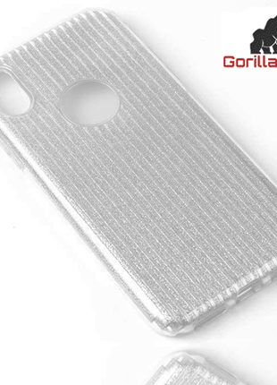 Coque Gorilla Tech Glitter Gel Argent Pour Apple iPhone 11 Pro (nouvelle generation)