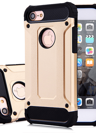 Coque Carbon Armor Gold Pour Apple iPhone XS Max (bulk)