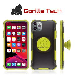 Coque Gorilla Tech Pop Shockproof Magnétique Jaune Pour Apple iPhone 11