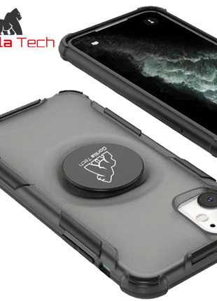 Coque Gorilla Tech pop shockproof magnétique  noir pour Apple iPhone 12 Mini (5.4")