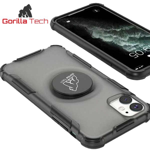 Coque Gorilla Tech Pop Shockproof Magnétique Noir Pour  Apple iPhone 12/12 Pro (6.1")