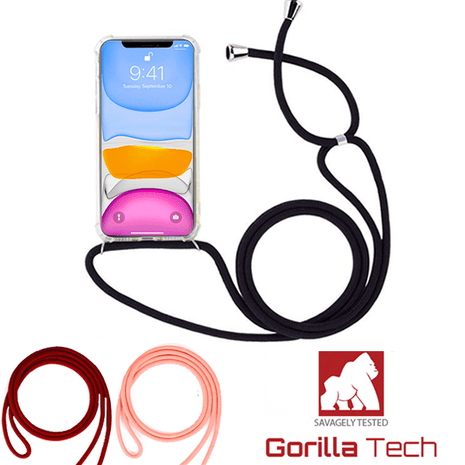 Coque Gorilla Tech bandoulière shockproof avec 3 couleurs pour Apple iphone 11 Pro Max