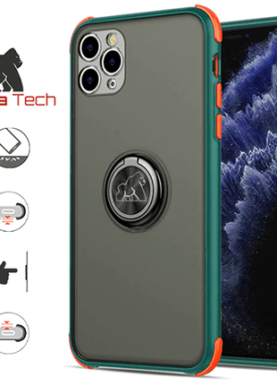 Coque Shadow Ring Shockproof Gorilla Tech Vert Pour Apple iPhone 6/6s