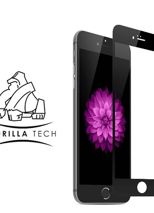 Film en verre trempé noir anti blue ray pour Apple iPhone 6/6s