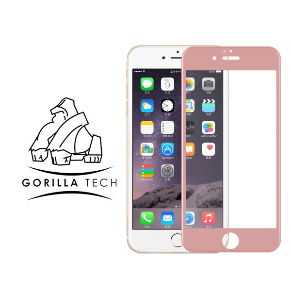 Film en verre trempé rose anti blue ray pour Apple iPhone 6/6s