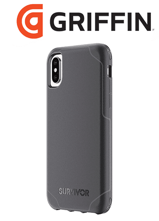 Coque Survivor Griffin Noir pour Apple iPhone X/XS