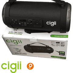 Enceinte bluetooth Cigii noir K1201