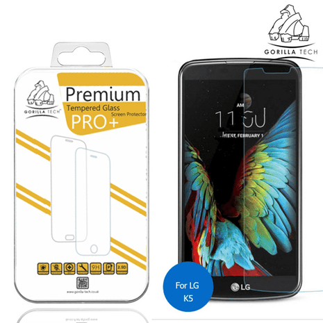 Gorilla Tech premium tempered glass for LG K5