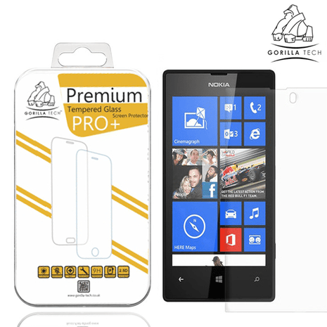 Gorilla Tech premium tempered glass for Nokia Lumia 520