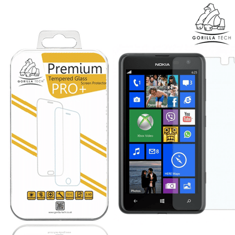 Gorilla Tech premium tempered glass for Nokia Lumia 625