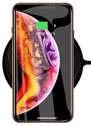 Coque magnetique noir en verres deux faces pour Huawei P30 lite