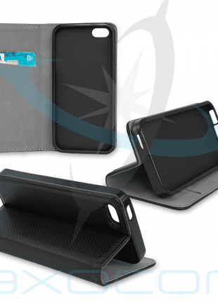 etui slim effet grain noir pour galaxy s8