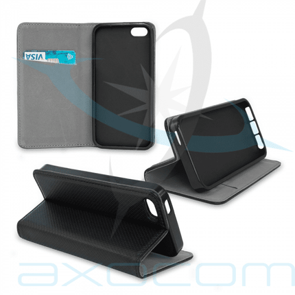 etui slim effet grain noir pour galaxy s8 plus