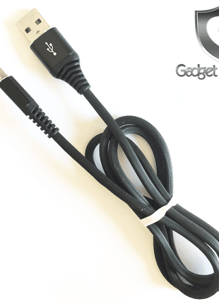 Cable Gadget Shield noir qualité premium pour Type c