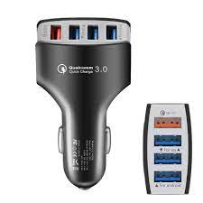 Chargeur voiture / Prise Allume Ccigare Noir 7A quick charge