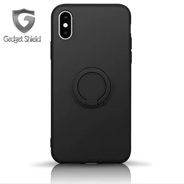 Coque Ring Silicone Gadget Shield Noir Pour Samsung Galaxy S10E