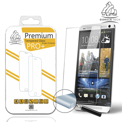 Gorilla Tech premium tempered glass for HTC ONE M7