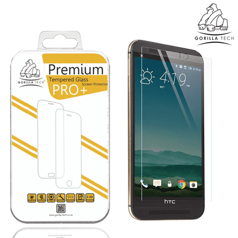 Gorilla Tech premium tempered glass for HTC ONE M9 Plus