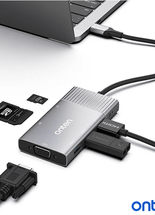 Adaptateur USB-C Onten multifonction 4K
