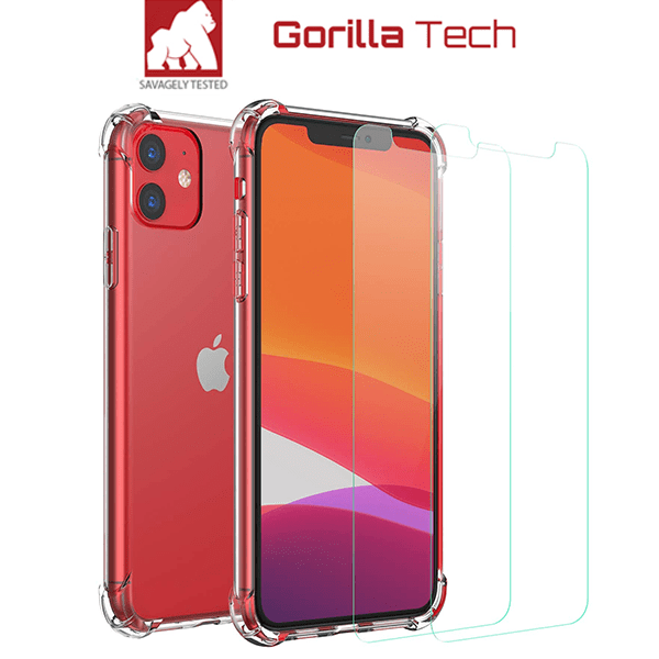 Pack Coque Gorilla Tech Shockproof Avec Verre Trempé Premium Pour Oppo Reno 4