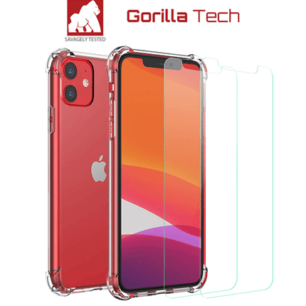 Pack Coque Gorilla Tech shockproof avec verre trempé premium pour Samsung Galaxy A01