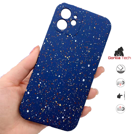 Coque Gorilla Tech Silicone Splash Bleu Pour Samsung Galaxy A72