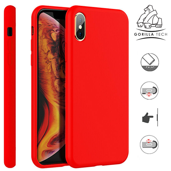 Coque En silicone Gorilla Tech Rouge Qualité Premium Pour Samsung Galaxy A54 5G
